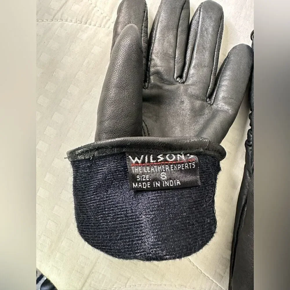 Wilsons Leather Womens Thinsulate Lined Touchpoint Leather Glove Black Small